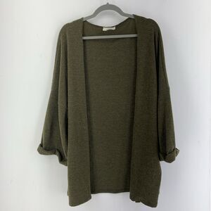 Entro Womens XL Open Front Cardigan Sweater Lightweight Office Casual Oversized